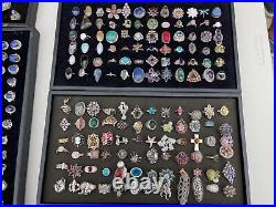 Mix Ring Lot Sterling plated Silver 925 Wholesale Resale Mixed Gems Vintage new