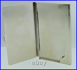 NEW Vintage Tiffany & Co Silver Plated Business Card Holder With Pouch