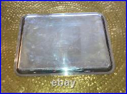 Nice Large 16.5 X12.5 Vintage French Cristofle Silver Plate Serving Tray