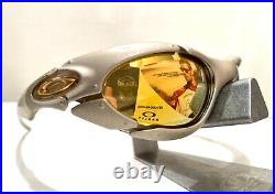OAKLEY PLATE Platinum / 24K Gold Iridium rare and vintage no romeo juliet