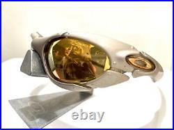 OAKLEY PLATE Platinum / 24K Gold Iridium rare and vintage no romeo juliet