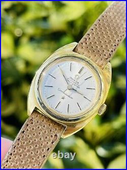Omega Constellation Vintage Ladies Automatic Gold Plated & Steel Dress Watch