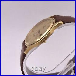 Omega Seamaster Brest 196.0251 Vintage Gold Plated Quartz Watch New Battery