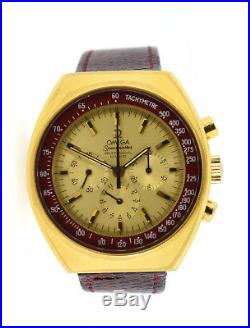 Omega Speedmaster Pro Mark II Chronograph Gold Plated Steel Watch 145.031