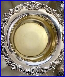 Oneida Community Vintage Silver Plate 1940 Ascot 6-pc Coffee Tea Set