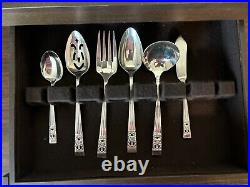 Oneida Coronation Community SilverPlate Flatware 46pc Service For 8 &Serving Pcs