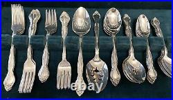 Oneida Vintage Silver Plate Affection 45-pc Flatware for 8