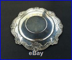 Ornate Patterned Vintage Gorham Sterling Silver Tray Platter Plate #746 15.1 oz