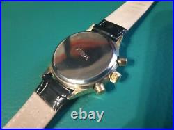 Poljot Chronograph 3133 Russian Soviet Vintage Watch Gold Plated
