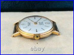 Poljot de Luxe Automatic Soviet Gold Plated Au20 Men's Wristwatch USSR cal. 2415