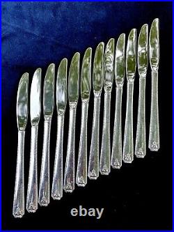 Prestige Silver Plate Flatware in Wooden Case (104 pcs) Vintage