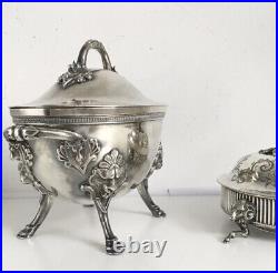 RARE Antique Victorian Silver Plated Tureen Serving dish C 1890