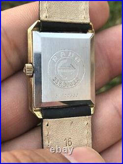Rado Elegance Manual Wind 23mm X 30mm Gold Plated Vintage Watch