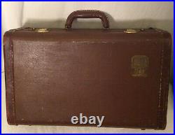 Rare 50s Vintage Silver Plated Martin Imperial Flugelhorn WithOriginal Hard Case