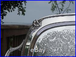 Rare Vintage 1847 Rogers Brothers Daffodil Silver Plate Coffee Service