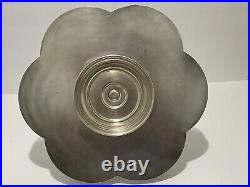 Rare Vintage F. S. Co. Silver Plate #72 Long Stemmed Lg. Cruet Caddy Lazy Susan