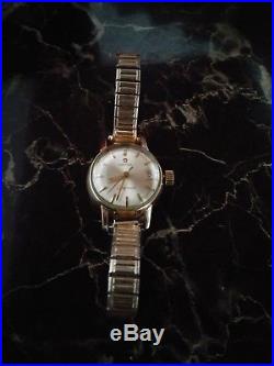 Rare Vintage Original 1960's Omega Ladymatic winding gold Plated Ladies Watch