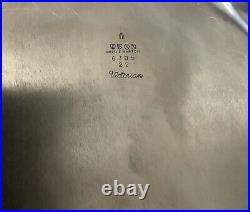 Reed & Barton Vintage Silver Plate 22 Victorian Oval Scrolled Waiter's Tray