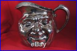 Reed and Barton SUNNY JIM Vintage Silver Plate SMILING FACE PITCHER
