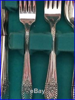 Rivera Revisited Rogers Silversmiths Vintage Antique Silver Plate Silverware Set