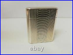S. T. DUPONT LIGHTER SOUBRENY line in silver plated vintage rare