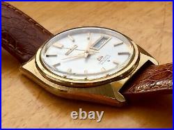 SEIKO LORD MATIC 5606-7000 WEEKDATER Vintage 1970s Gold Plated In the USA
