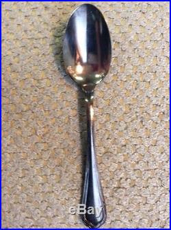 Set Of 12 Vintage Christolfe Spatours Pattern Silver Plate Demitasse Spoons