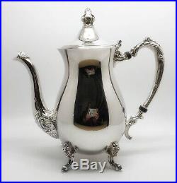 SHERIDAN Jack Shepard Vintage 5-Piece Silverplate Tea & Coffee Service Set