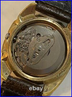 Seiko 6139-7012 Gold Plated Automatic Chronograph Vintage Japan Date For Parts