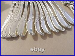Servizio vintage Rocaille posate argento silver plated 30 pezzi