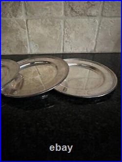 Set of 4 International Silver Company Concord 6 Bread & Butter Plate Plates Vtg