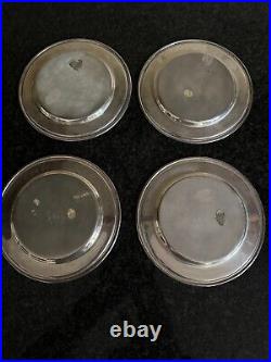 Set of 4 International Silver Company Concord 6 Bread & Butter Plate Plates Vtg