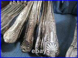 Silver Plated Flatware Set ARG 800 X 51 Pieces Vintage Italy Complete Vintage