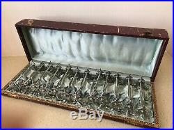 Silver Plated Vintage Austrian Antique Cutlery Rests in Original Box
