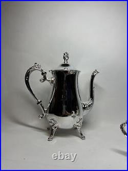 Silver Plated Vintage Teapot Set