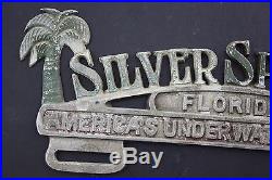 Silver Springs, Florida RARE Vintage License Plate Topper
