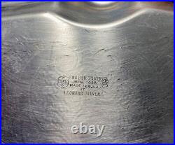 Silver Tray, Leonard Silver Butler's Tray, Vintage Tray