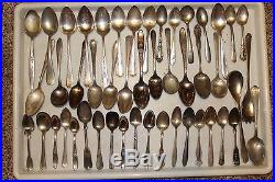 Silverplate flatware Vintage 300+pc crafts forks spoons knives lot