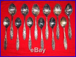 Soviet vintage dessert spoons. (12 pieces)