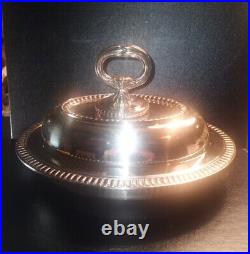 Spectacular Rare Vintage Christofle Silver Plated Dome- stamped 10255831