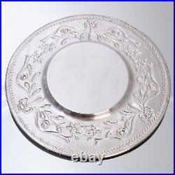 Sterling Silver 5.5 Porto Portuguese 835 Round Small Saucer Plate 90.7 G