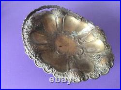 Superb Vintage Silver Plate Sweet Dish Fruit Bowl. Nuts. Welbeck