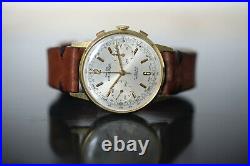 Swiss Emperor Vintage gold plated Chronograph watch Amazing condition