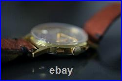 Swiss Emperor Vintage gold plated Chronograph watch Amazing condition