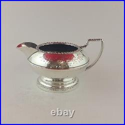 Traditional Vintage Silver Plated Teapot, Coffee Pot Milk Pot & Sugar Bowl 773