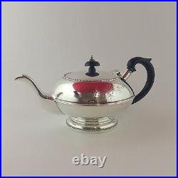 Traditional Vintage Silver Plated Teapot, Coffee Pot Milk Pot & Sugar Bowl 773