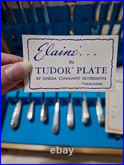 Tudor Plate By Oneida, Vintage Silverware, 60 Pieces Pre-owned, Original Box