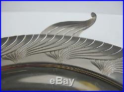 UNIQUE Vintage ART NOUVEAU International STERLING Silver Serving Tray Dish Plate