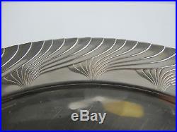 UNIQUE Vintage ART NOUVEAU International STERLING Silver Serving Tray Dish Plate