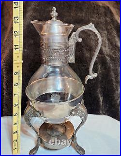 Used 14 Corning Carafe Vintage Ag Plate Heat Proof Corning Glass 70s Decantor